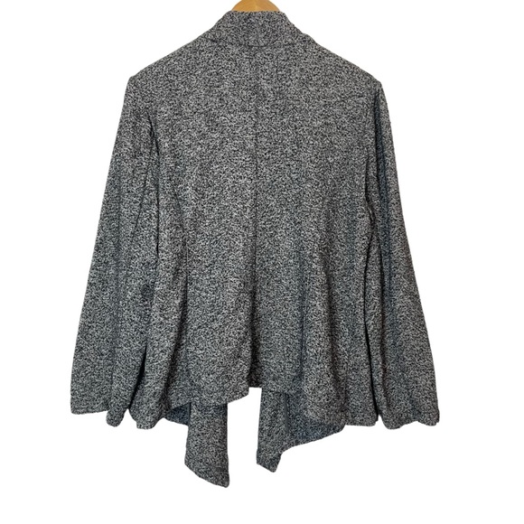 Eileen Fisher Gray Cardigan Open Waterfall Size XL - Picture 3 of 8